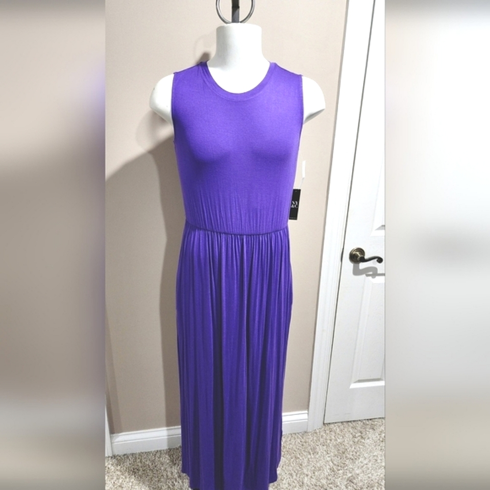 NWT NY&Company SOHO Street Maxi Dress W/Pockets Size Large